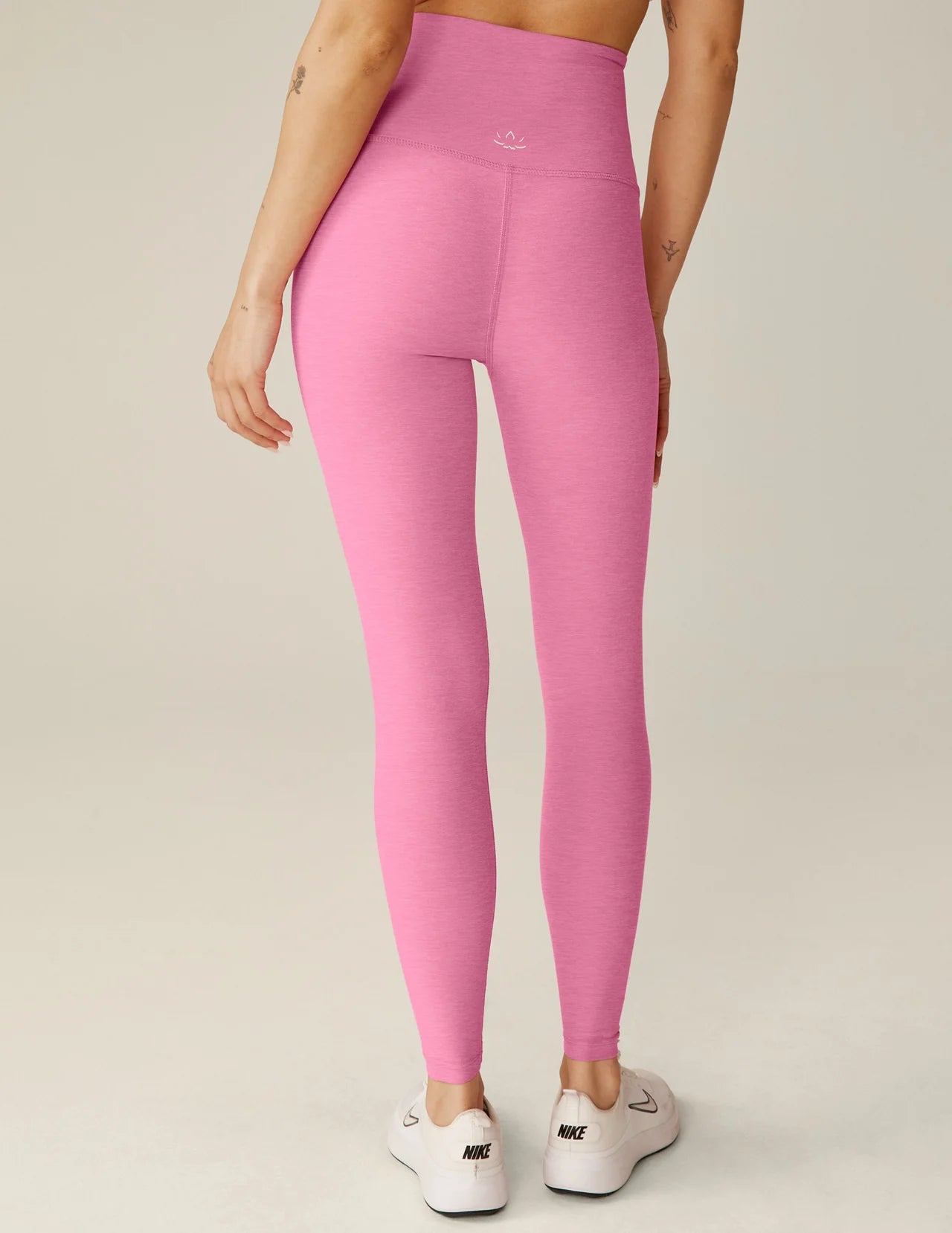 HW Midi Legging - Pink Bloom