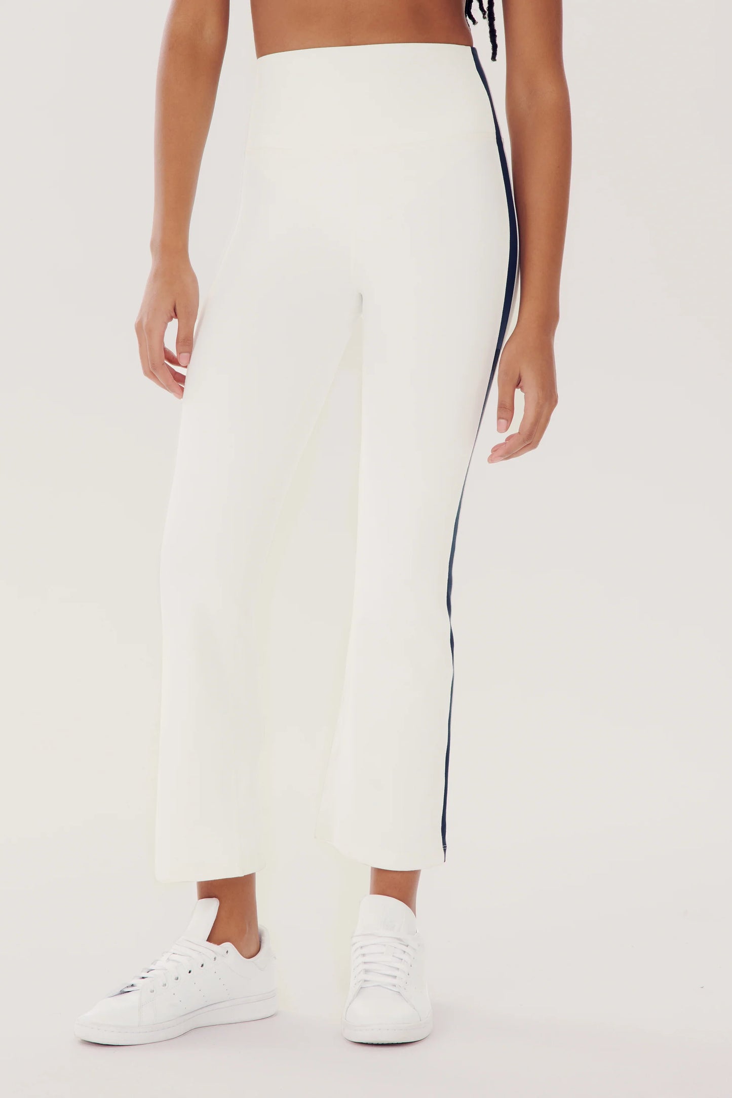 Raquel HW Crop - White/Indigo