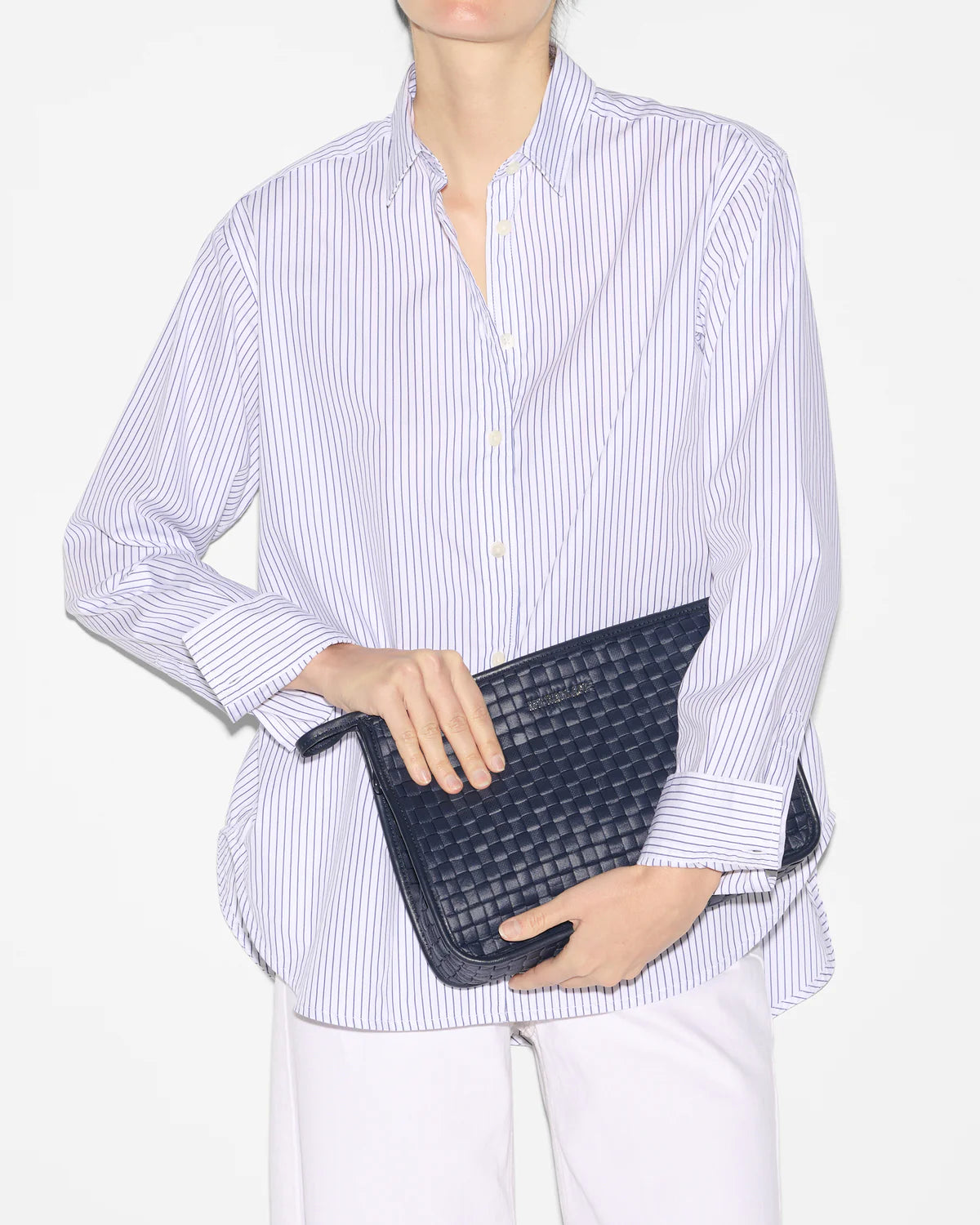 Woven Metro Clutch - Dawn