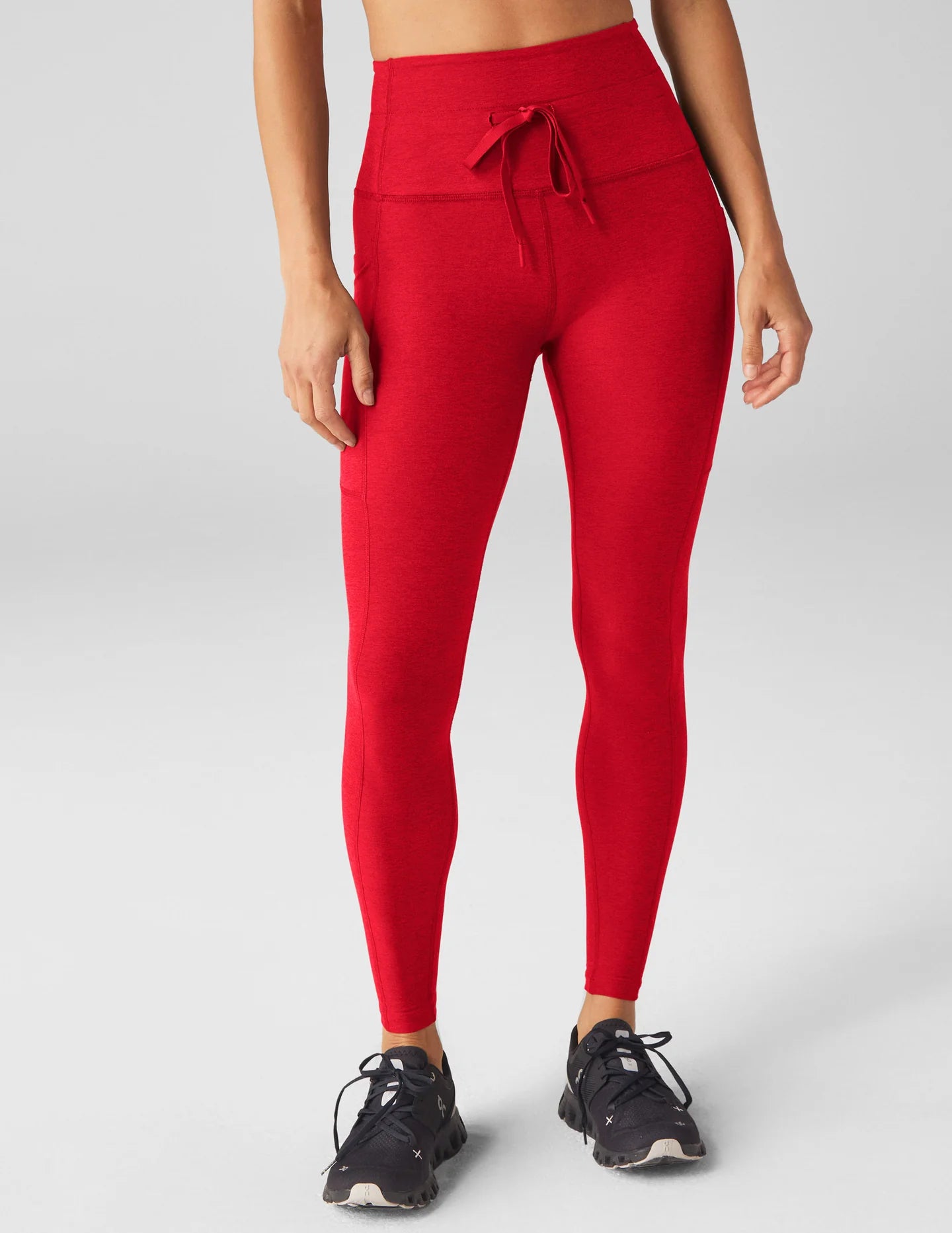 Go Pocket Midi Legging - Candy Apple Red