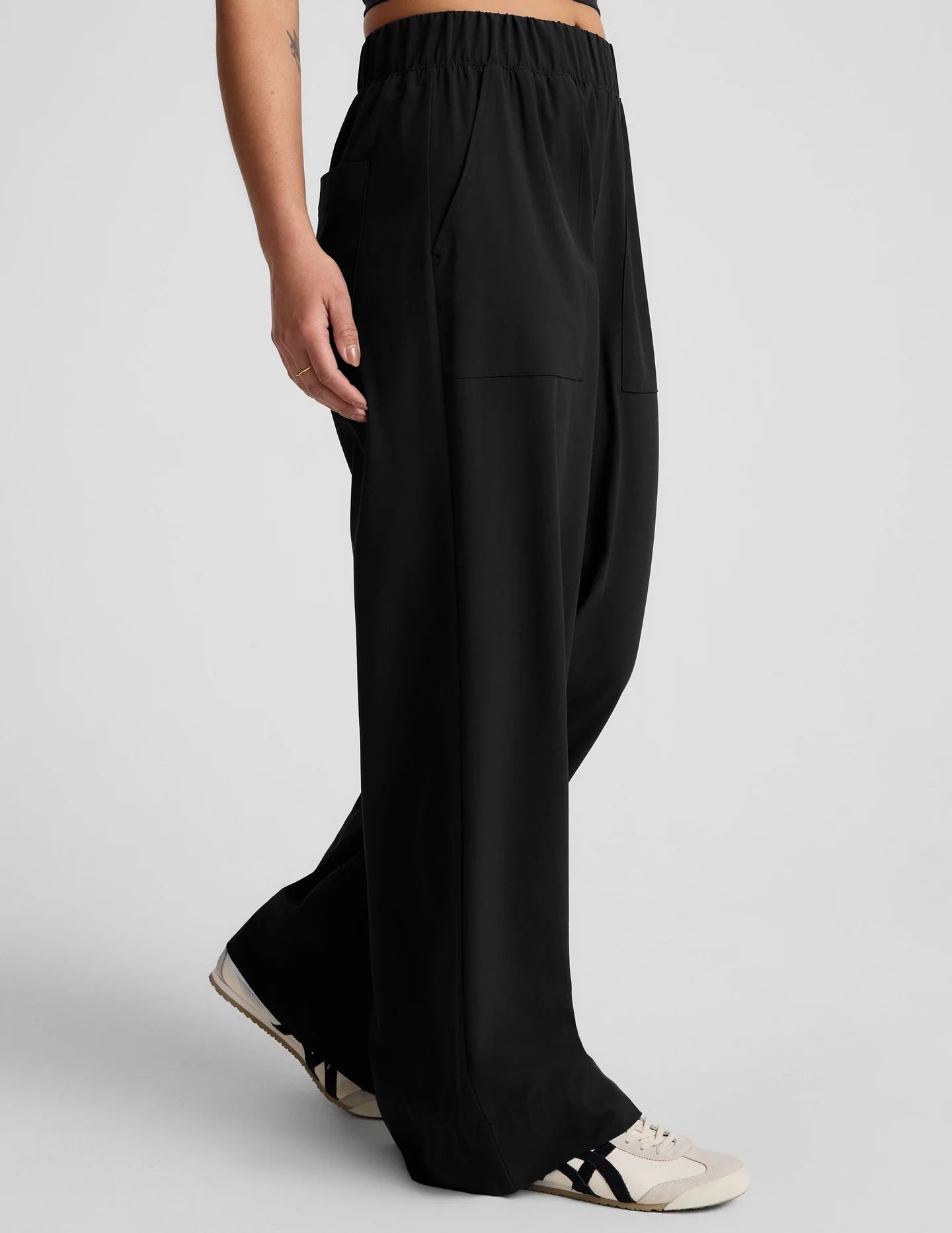 Easy Wide Leg Pant - True Black