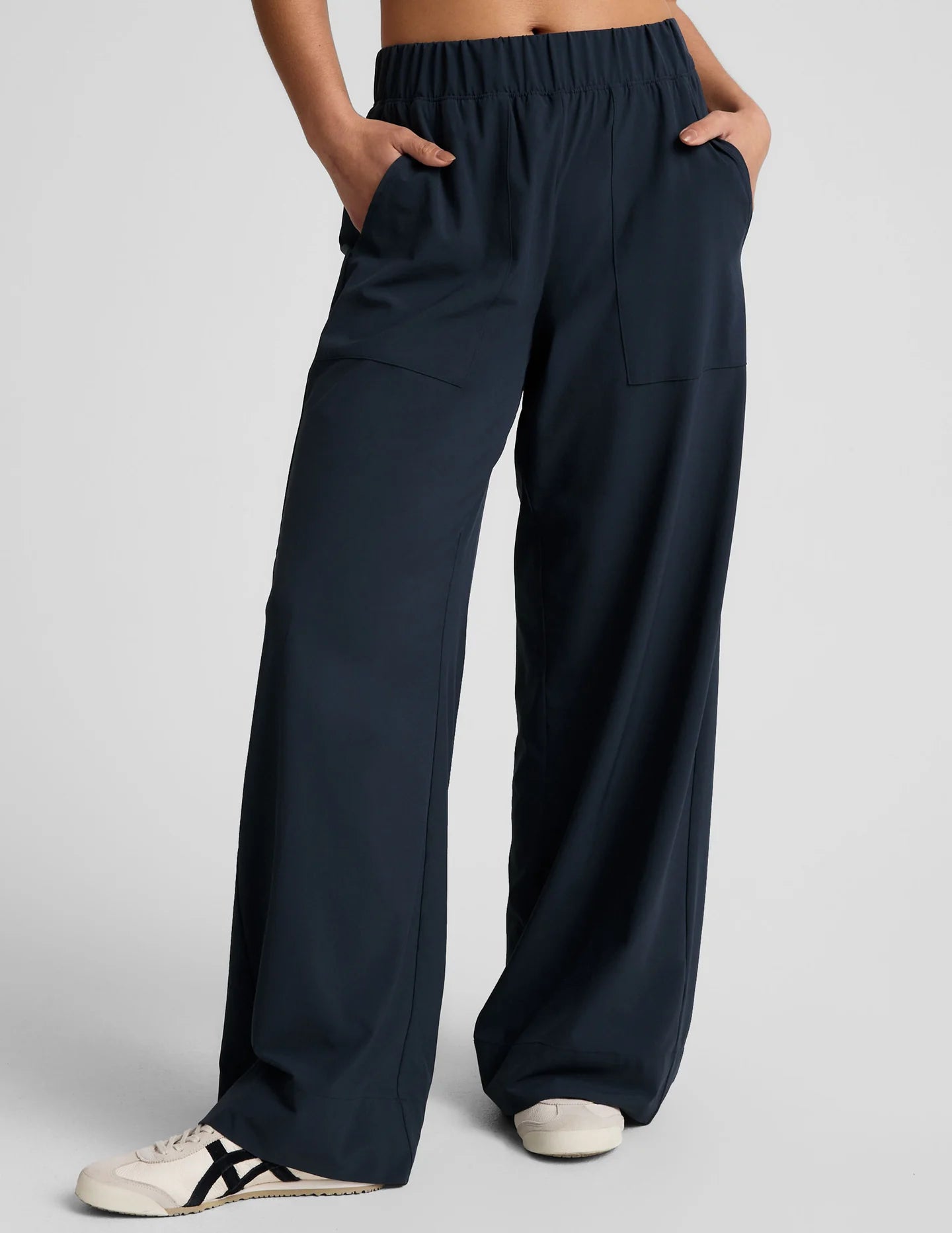 Easy Wide Leg Pant - Navy