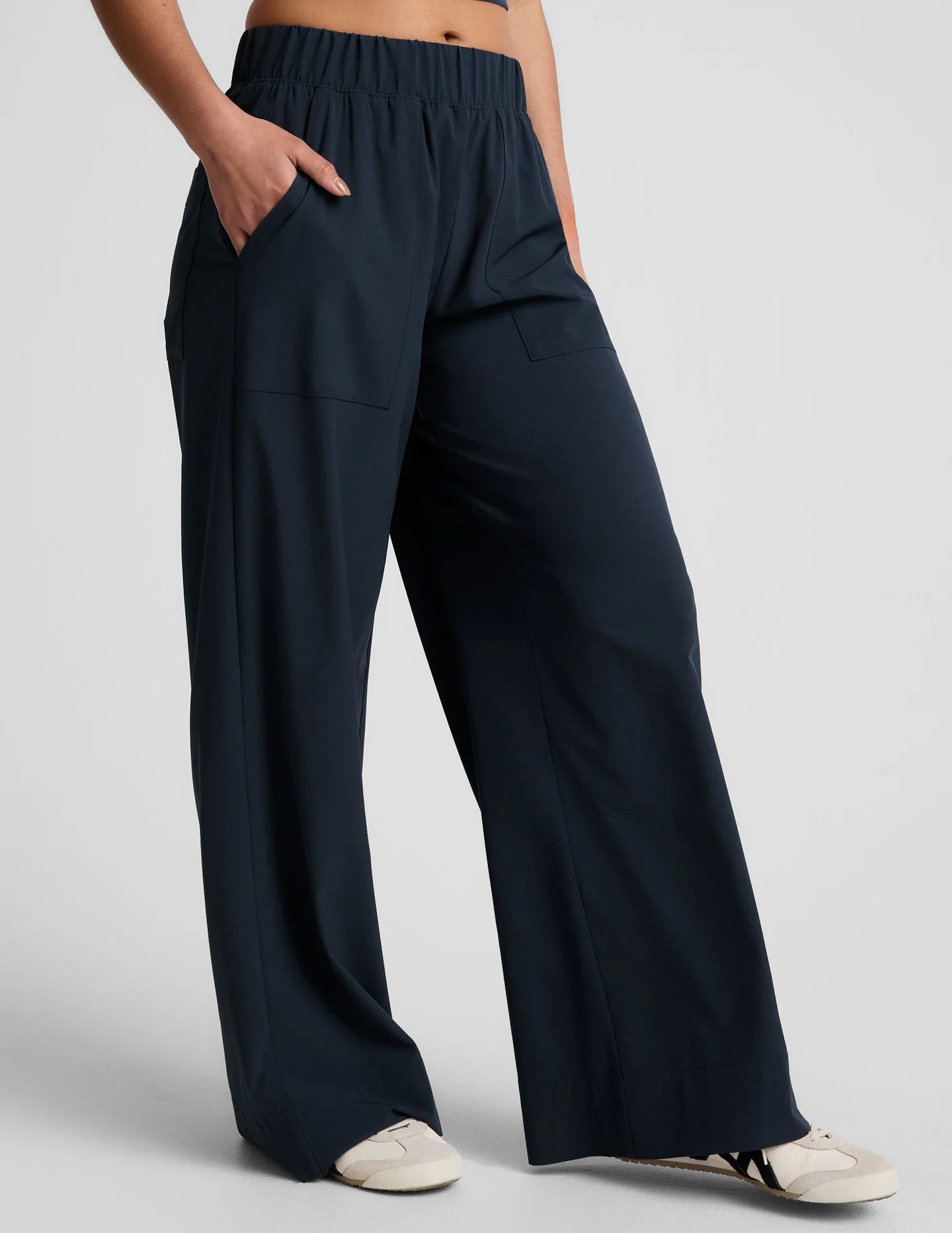 Easy Wide Leg Pant - Navy