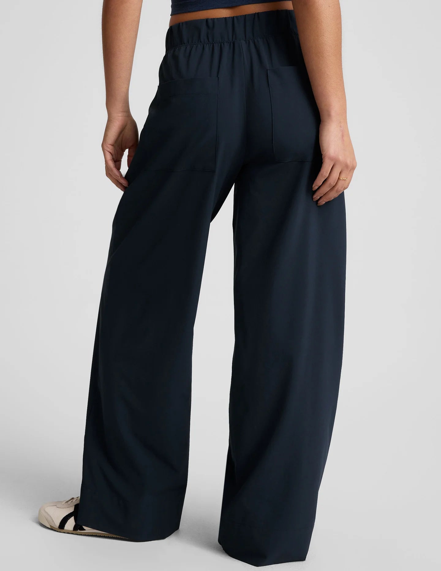 Easy Wide Leg Pant - Navy