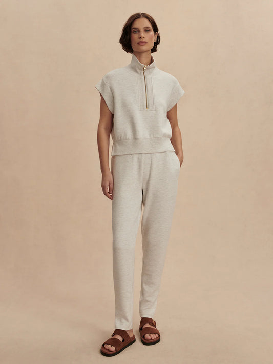 Kelly/Slim Pant - Ivory Marble