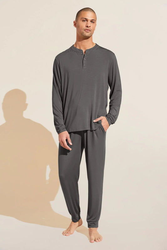 Henry Long PJ Set - Storm Gray