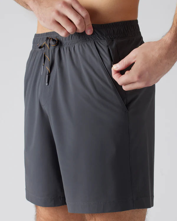 7’ Pursuit Short (Unlined) - Asphalt