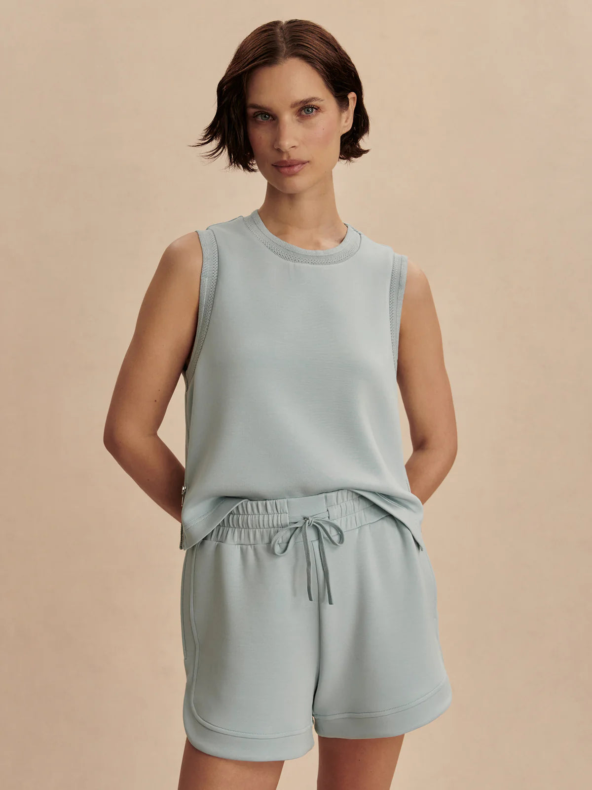 Shea Tank/Ollie Short - Ether Blue