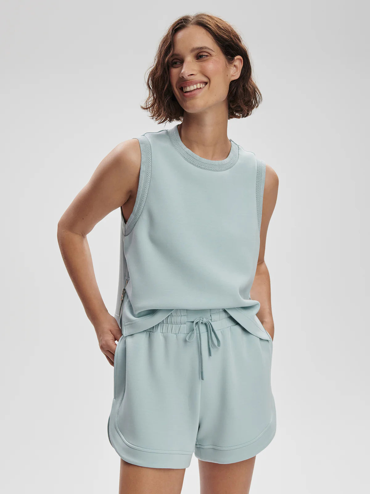 Shea Tank/Ollie Short - Ether Blue