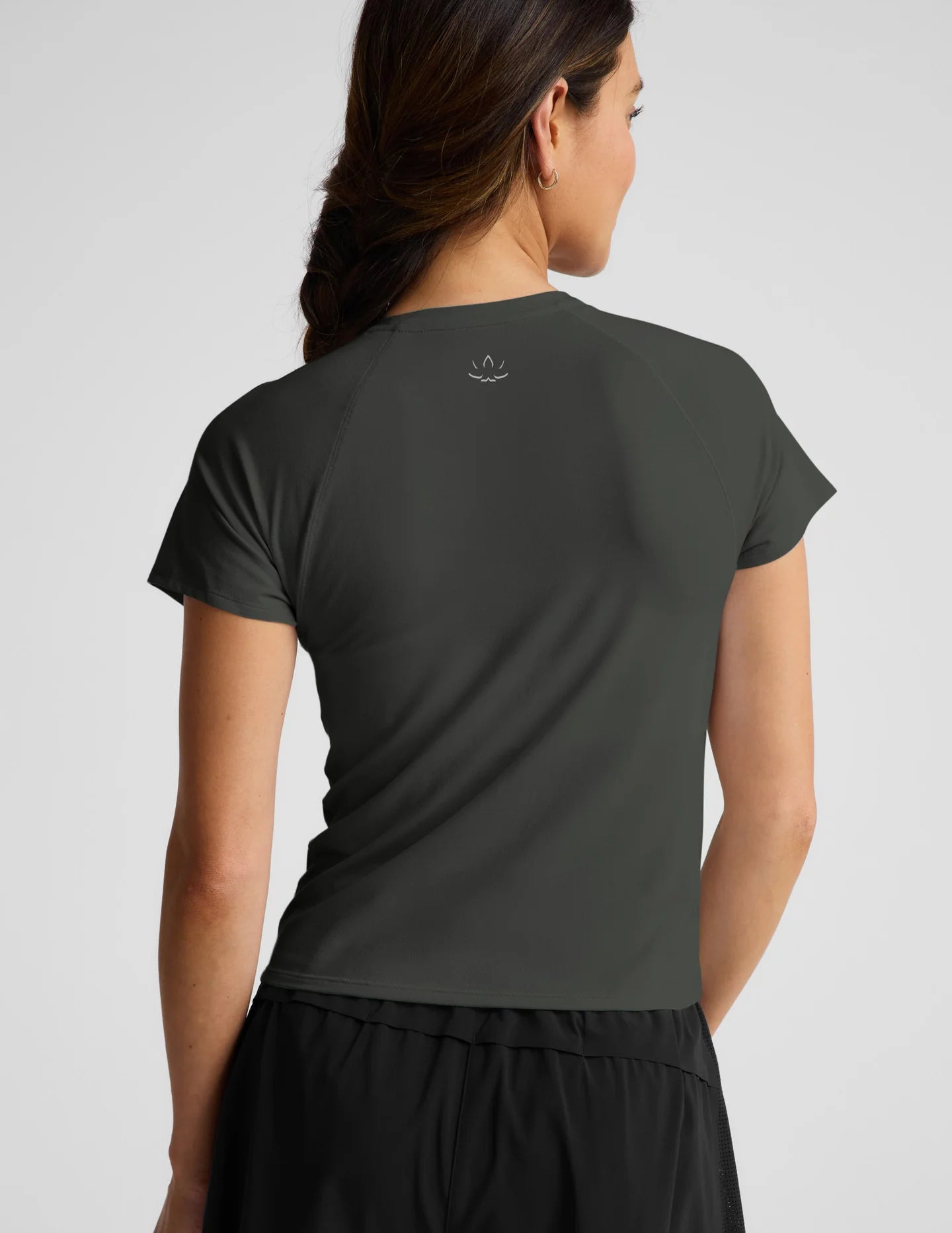 Breezeweight Active Short Slv Tee - Slate Green