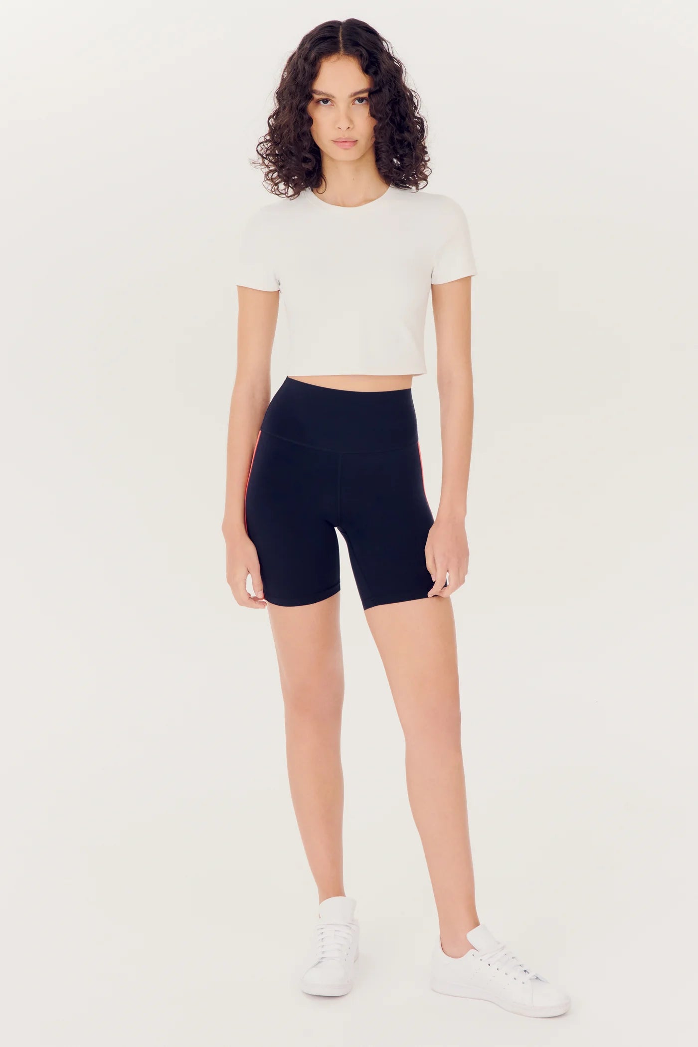 Ella HW Biker Short - Indigo/Melon