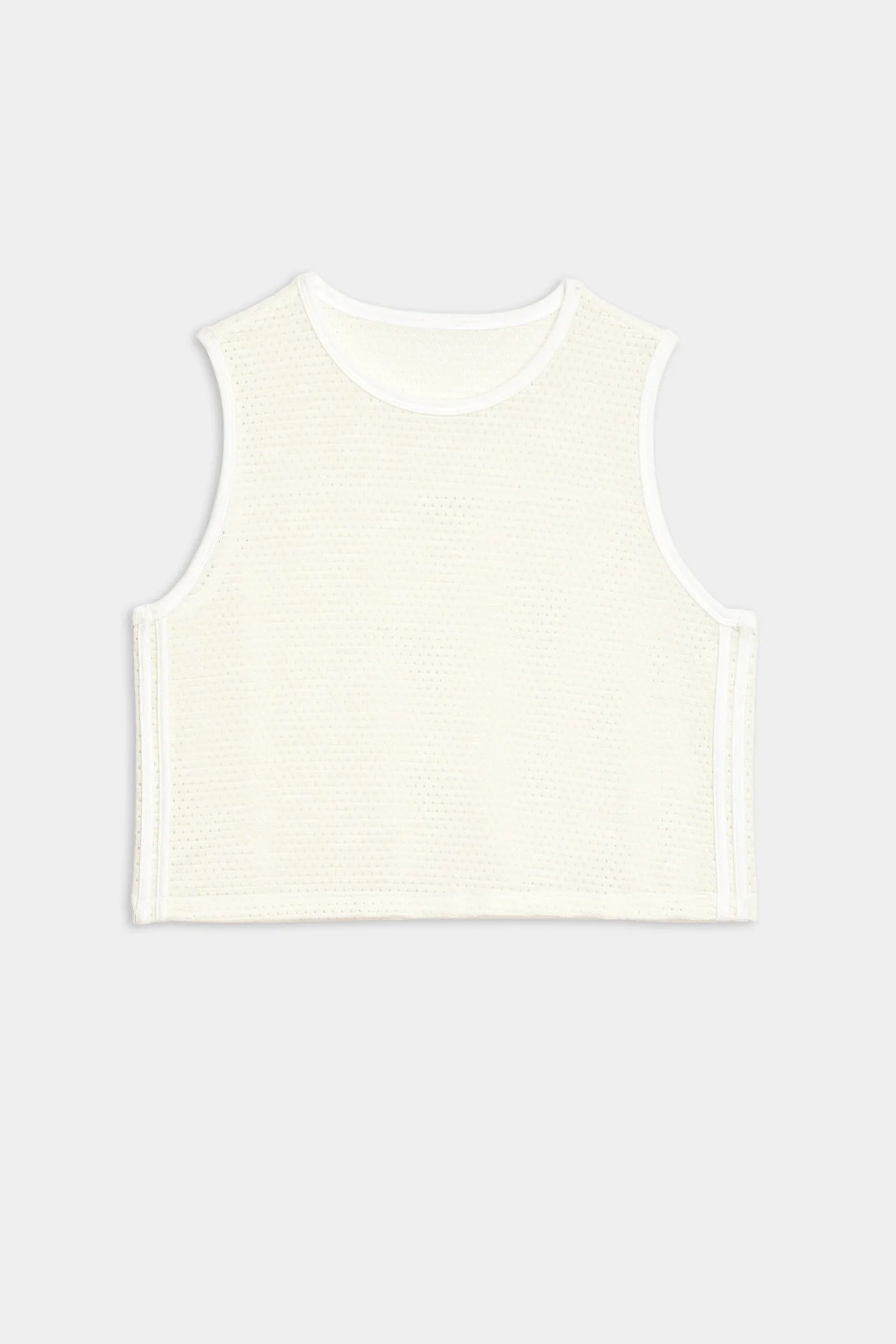 Logan Mesh Tank - White