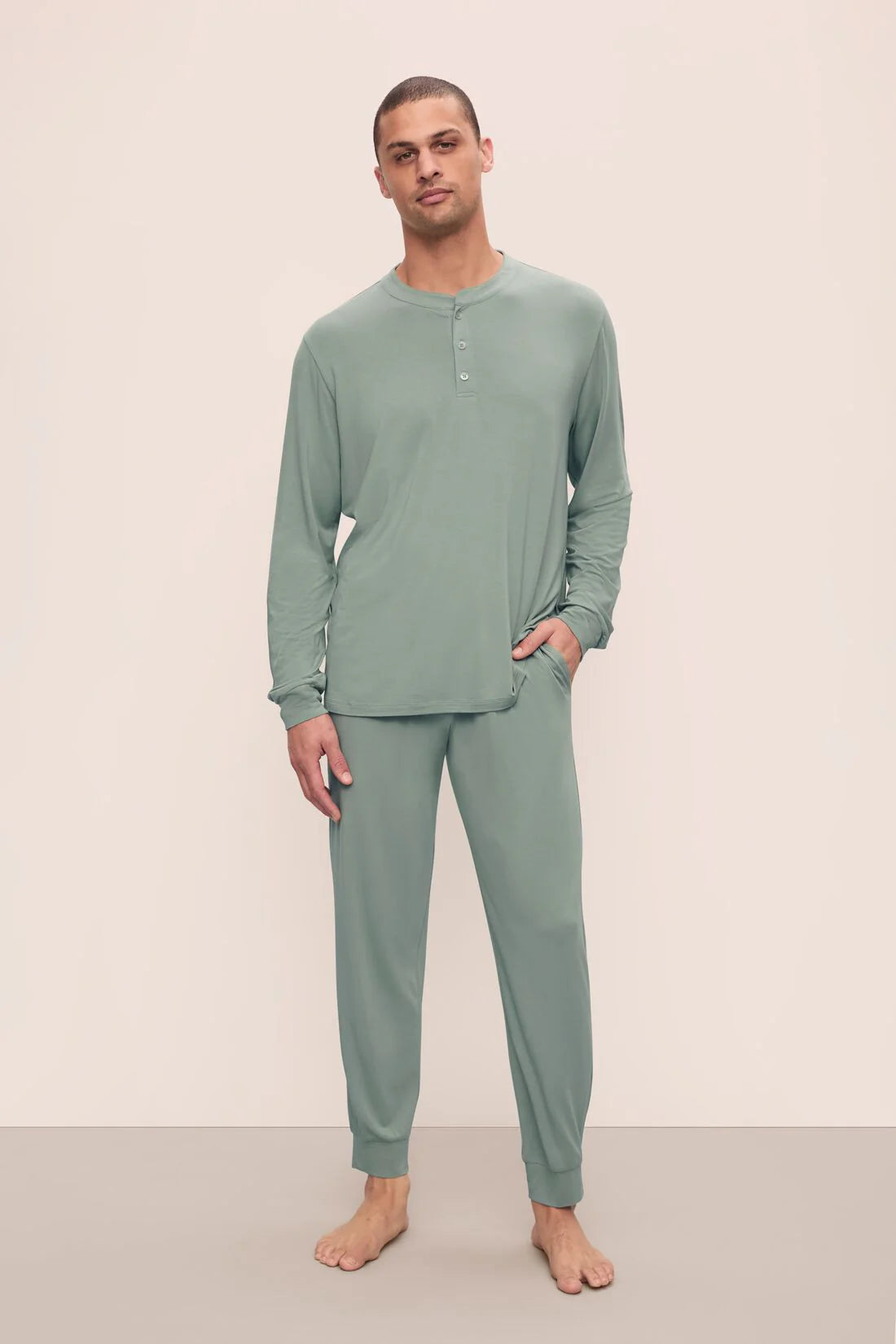 Henry Long PJ Set - Eucalyptus