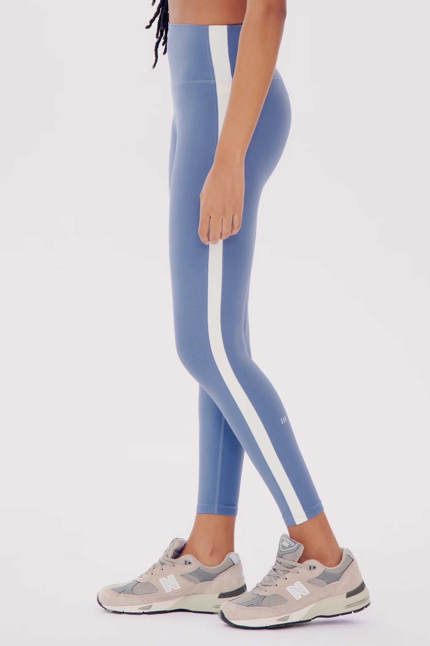 Clare HW Rigor Legging - Steel Blue