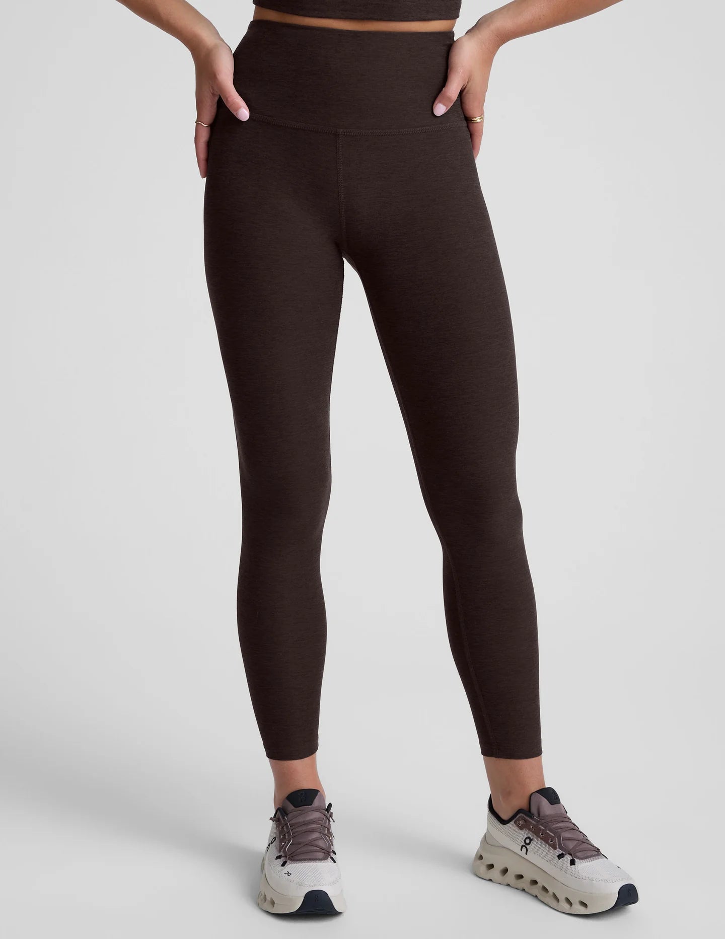 HW Midi Legging - Dark Chocolate