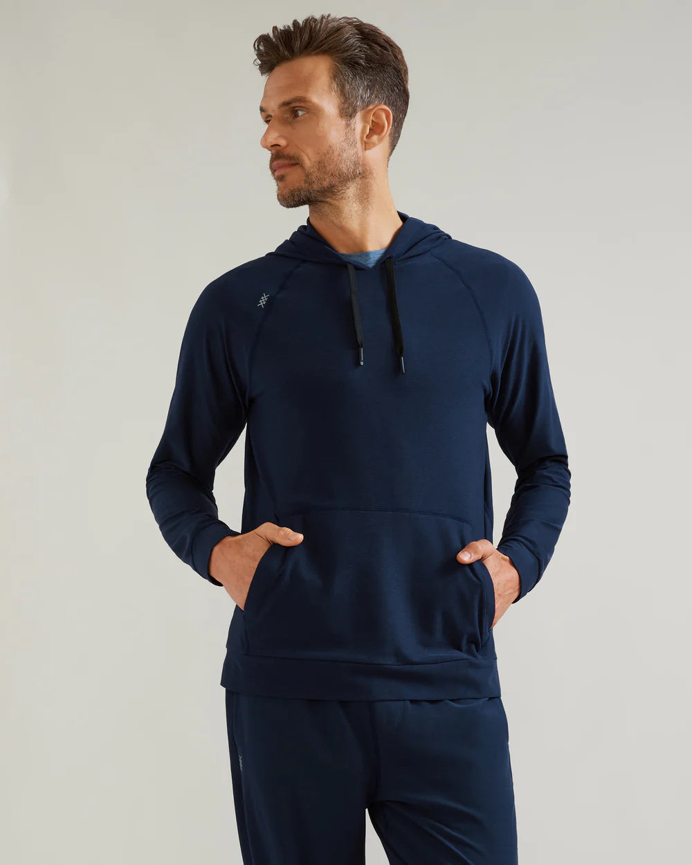 Atmosphere Midweight Hoodie- Navy