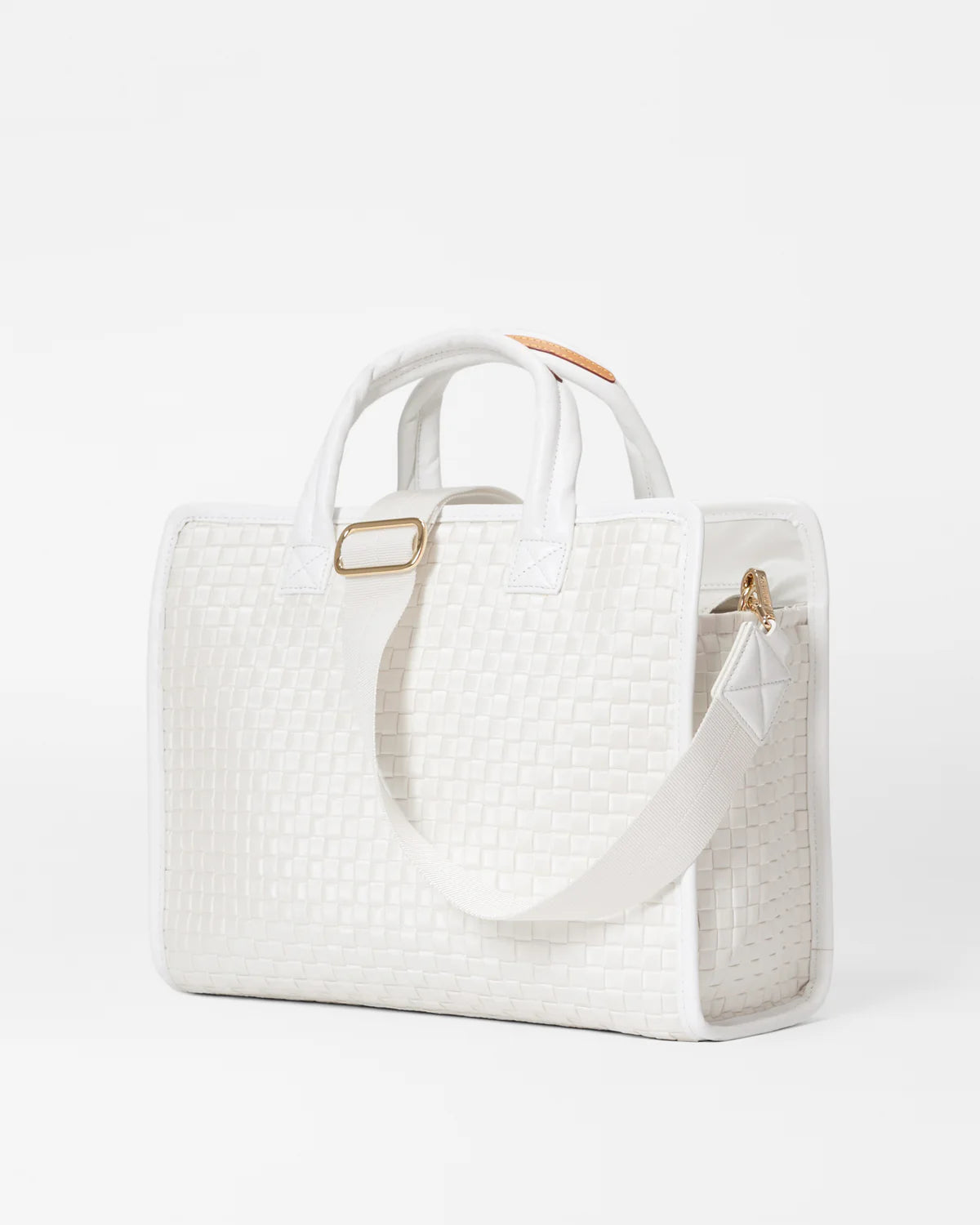 Woven Metro Tote M - Pearl