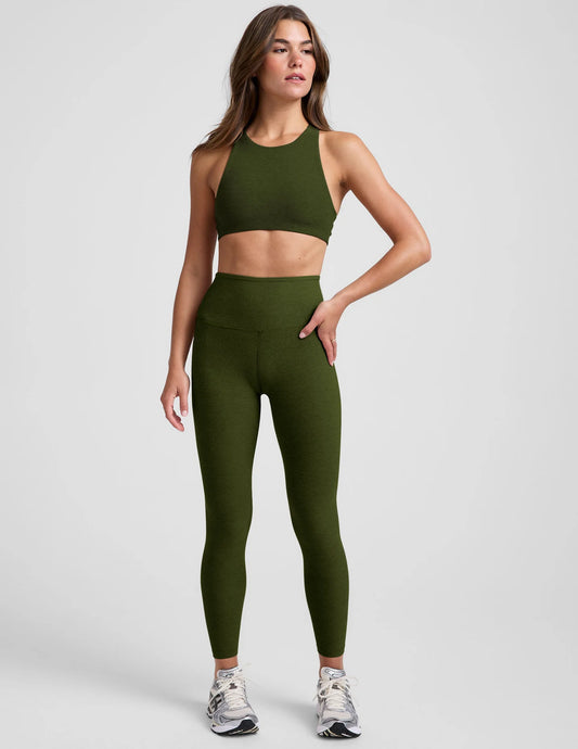 Refocus Cropped Tank - Army Green