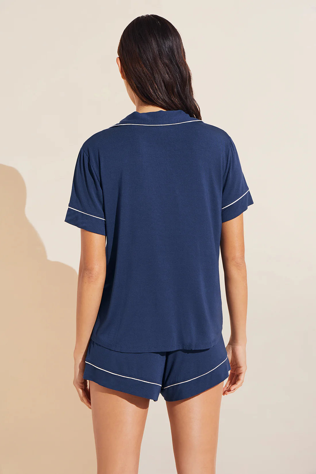 Gisele Relaxed Short PJ Set - Navy