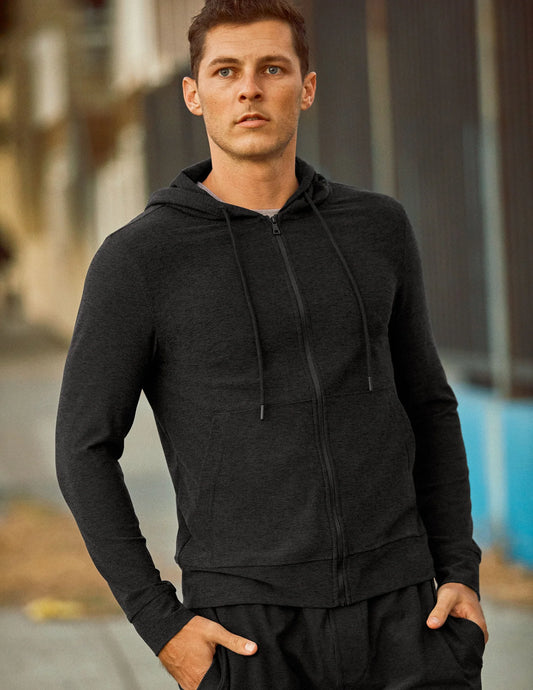 Freefit Zip Hoodie - Darkest Night