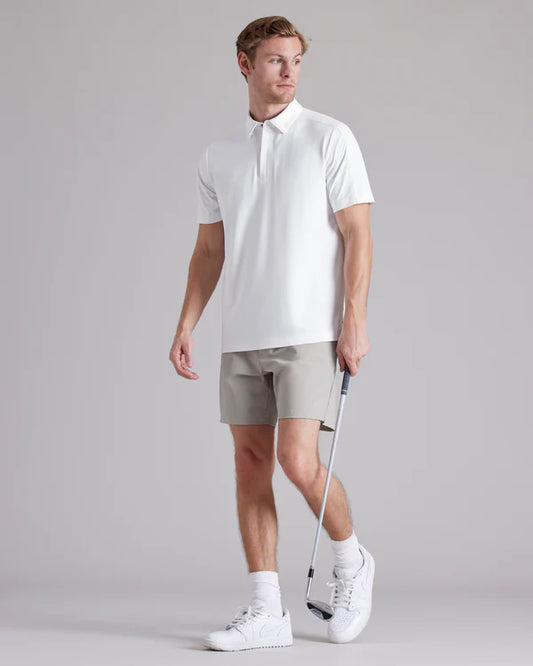 Momentum Tech Golf Polo - White