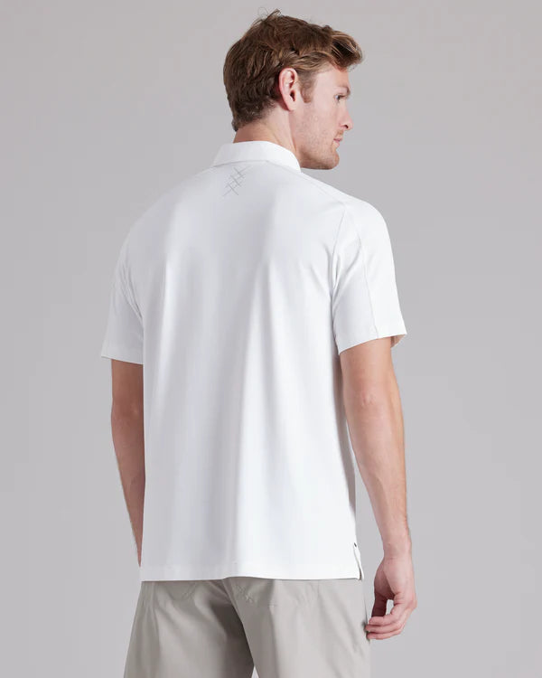 Momentum Tech Golf Polo - White