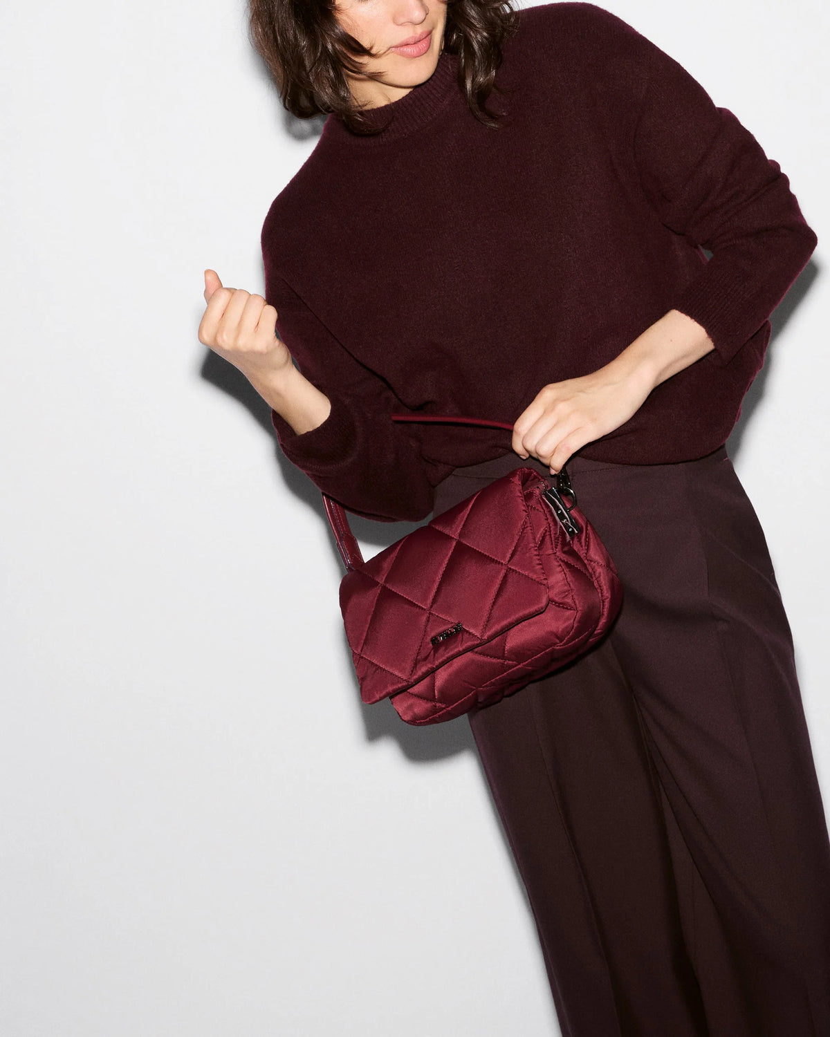 Madison Flap Crossbody - Claret