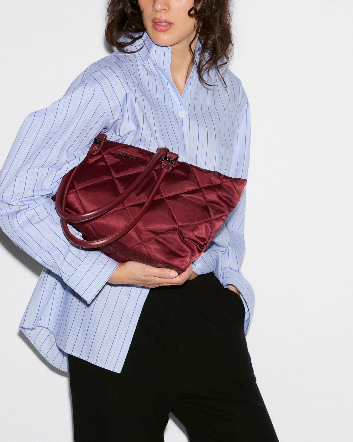 Madison E/W Tote - Claret