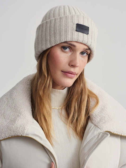 Elva Rib Beanie - Rainy Day