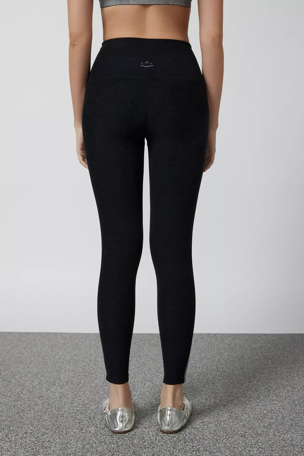 Shine On HW Midi Legging - Darkest Night