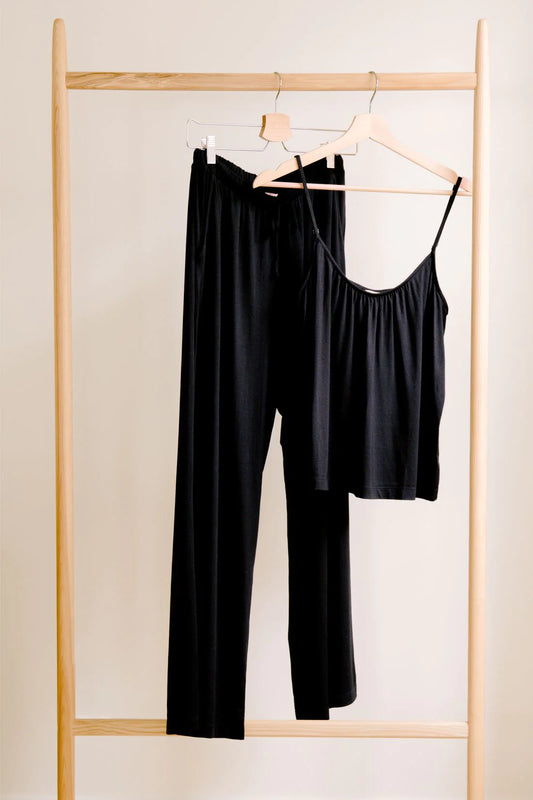 Gisele Cami/ Pant Set - Black