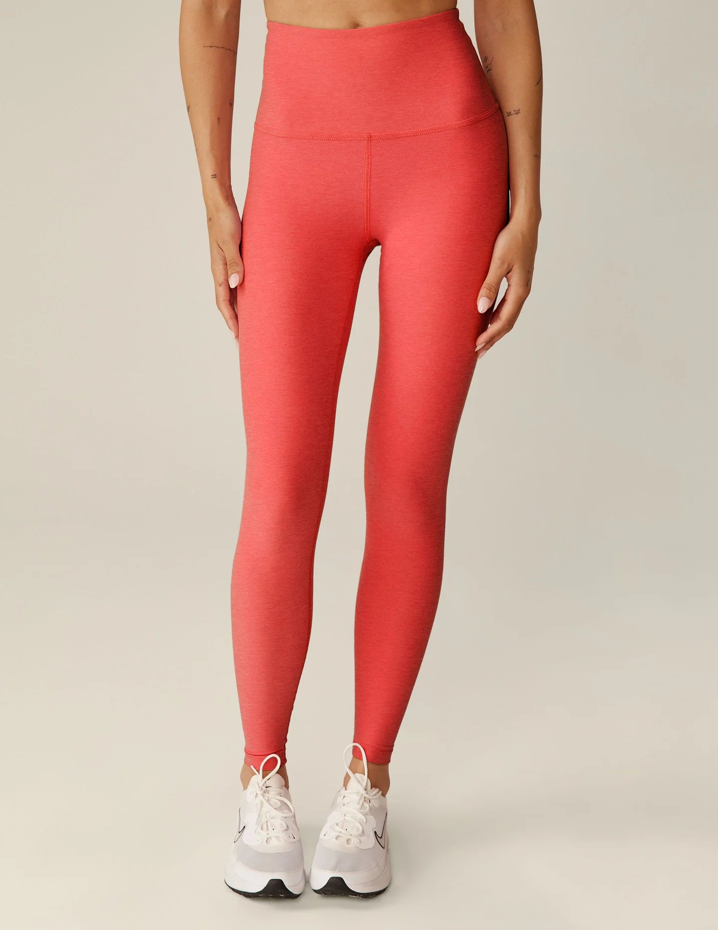 Caught in the Midi Legging - Coral Glow