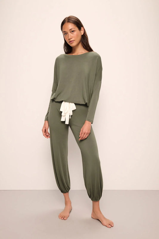 Gisele Slouchy Set - Moss