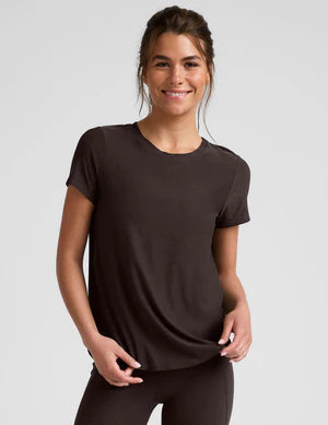 On the Down Low Tee - Dark Chocolate