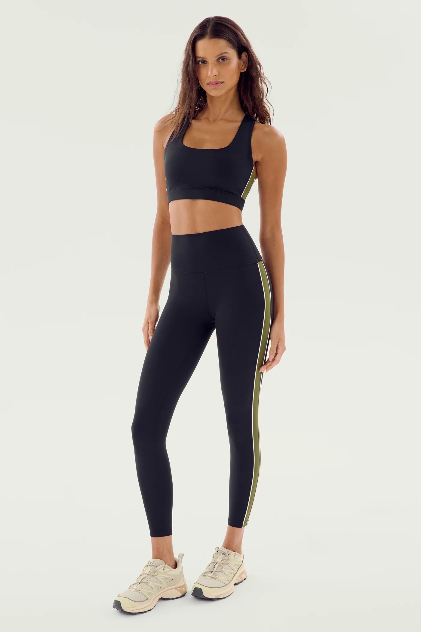 Margot Rigor Legging - Black/Olive