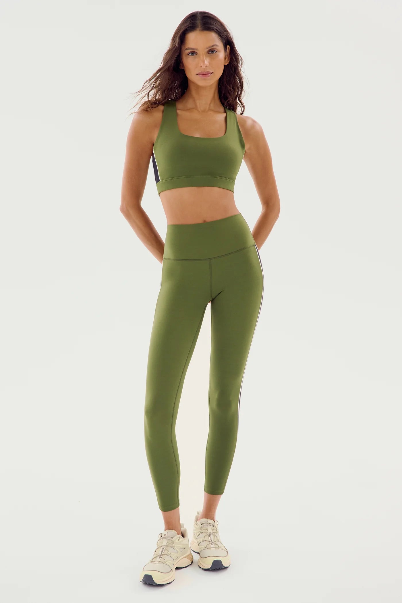 Margot Rigor Legging - Olive/Black