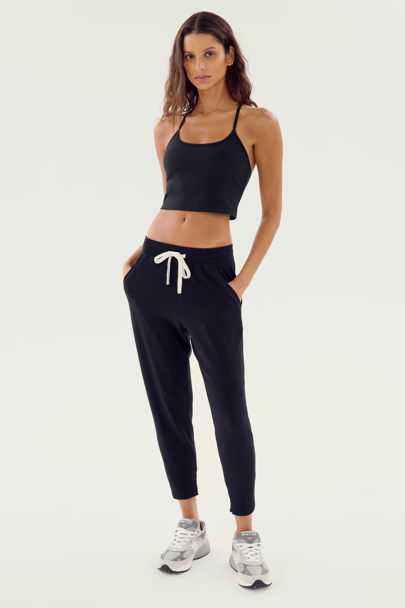 Joan Polo Sweatshirt/Reena Sweatpant - Black