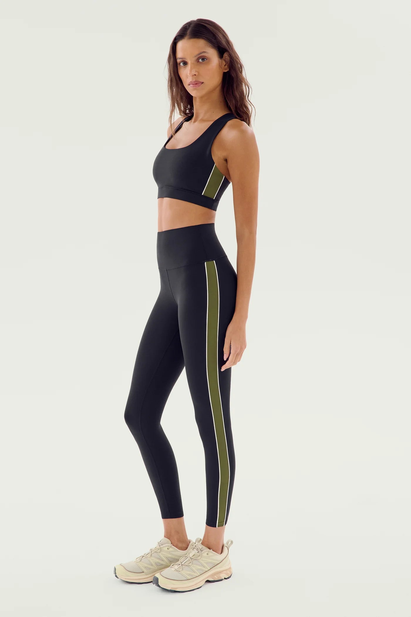 Margot Rigor Legging - Black/Olive