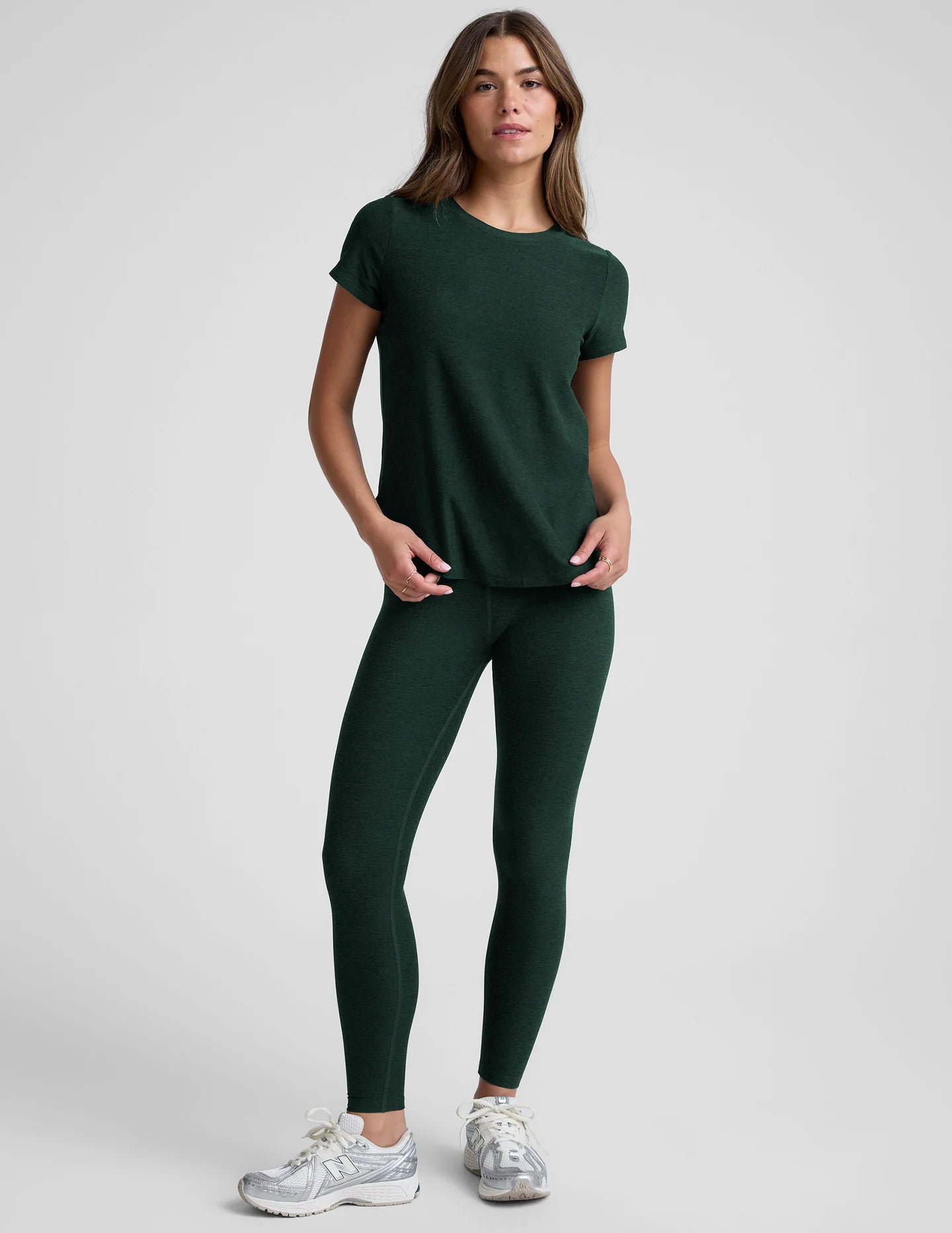 On the Low Tee - Dark Spruce Green