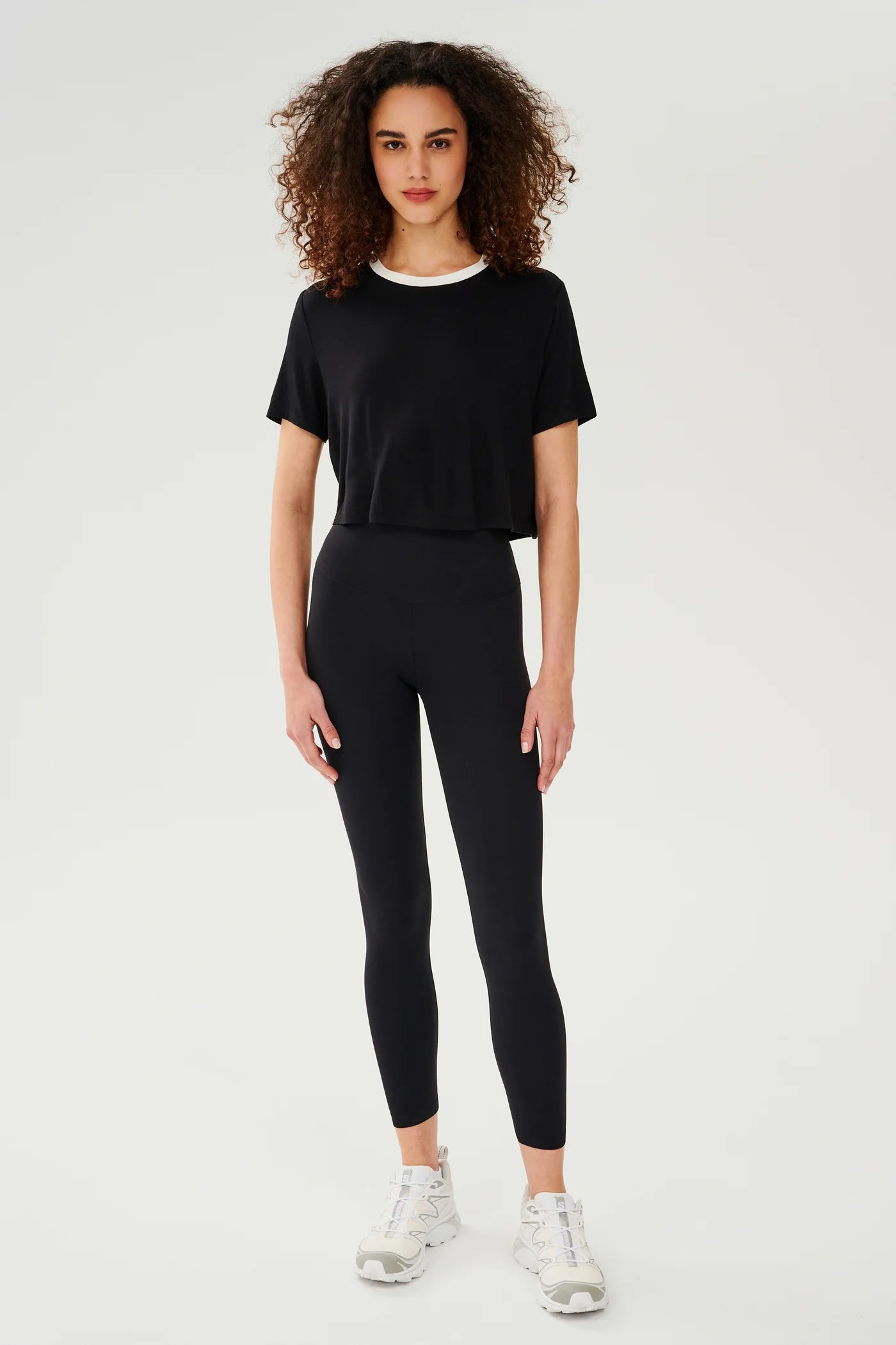 Djuna Crop Tee - Black