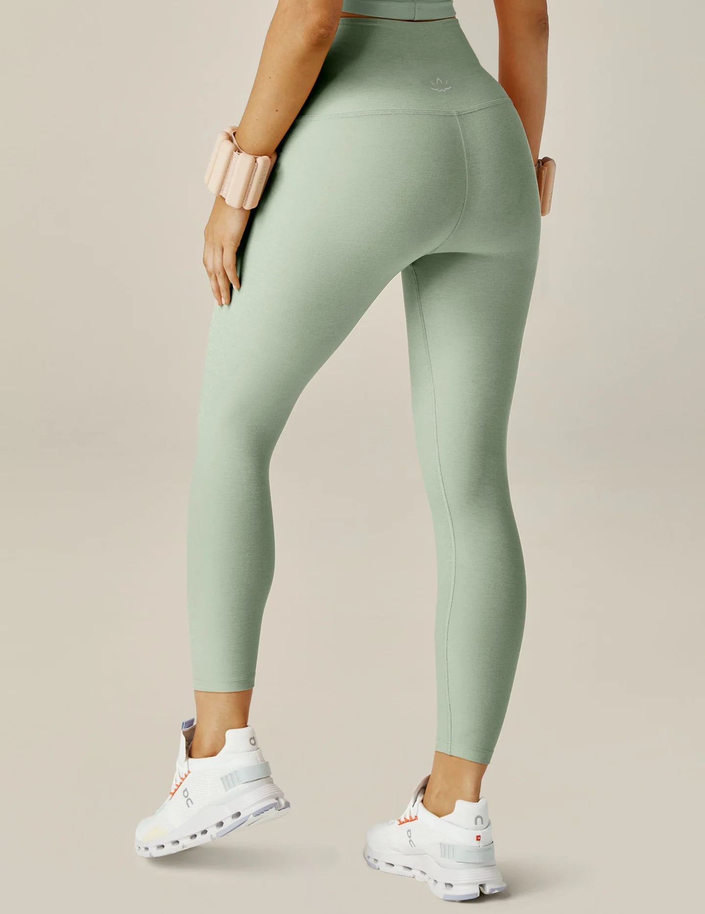 Spacedye Midi Legging - Minty Slate