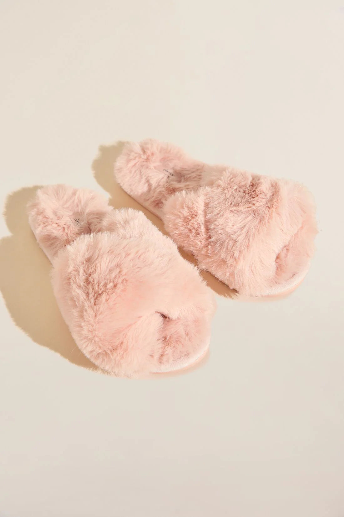 Plush Slipper - Rose Cloud