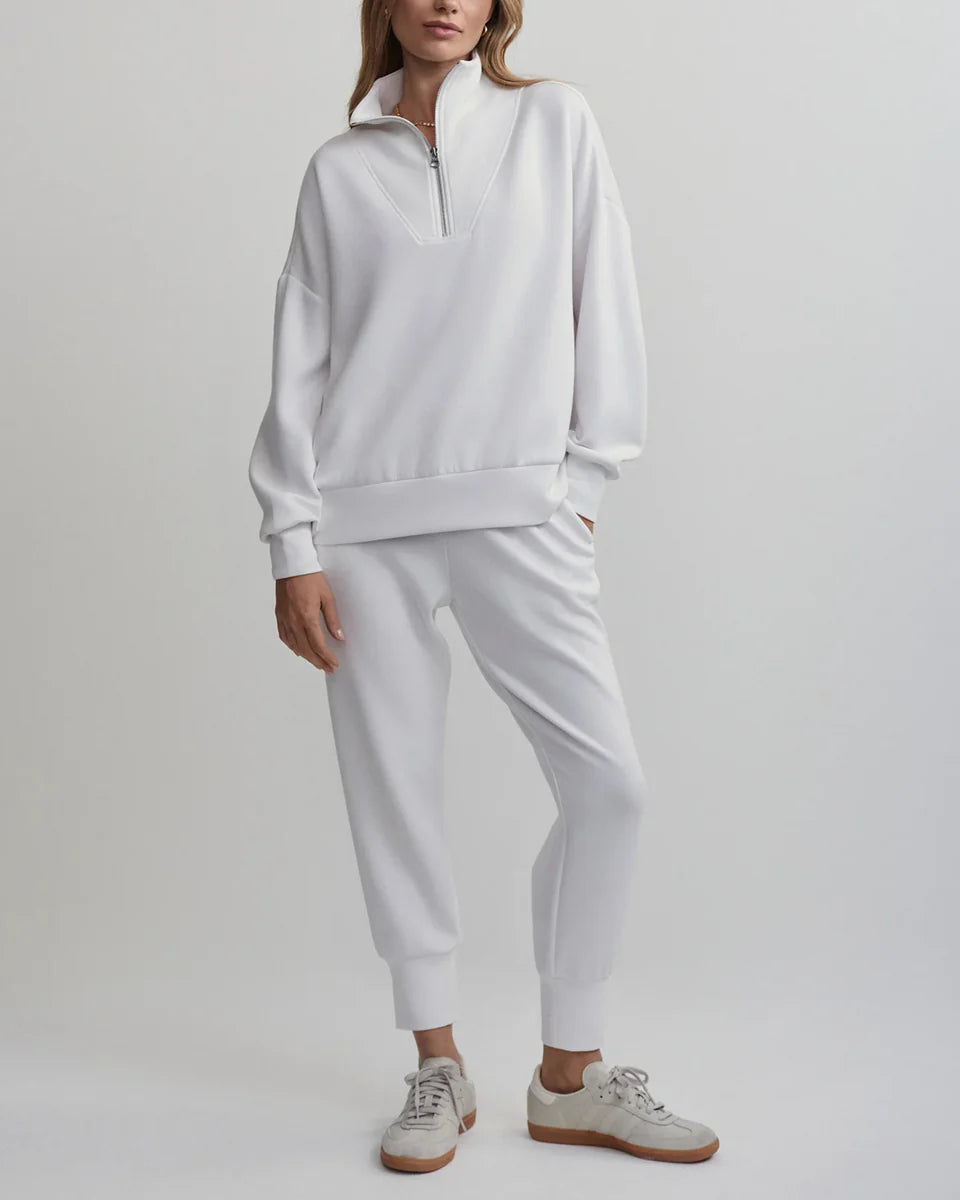 Hawley/Slim Cuff Pant Set - White