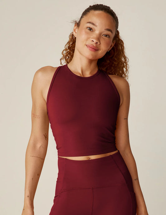 Powerbeyond Strive Cropped Tank - California Merlot