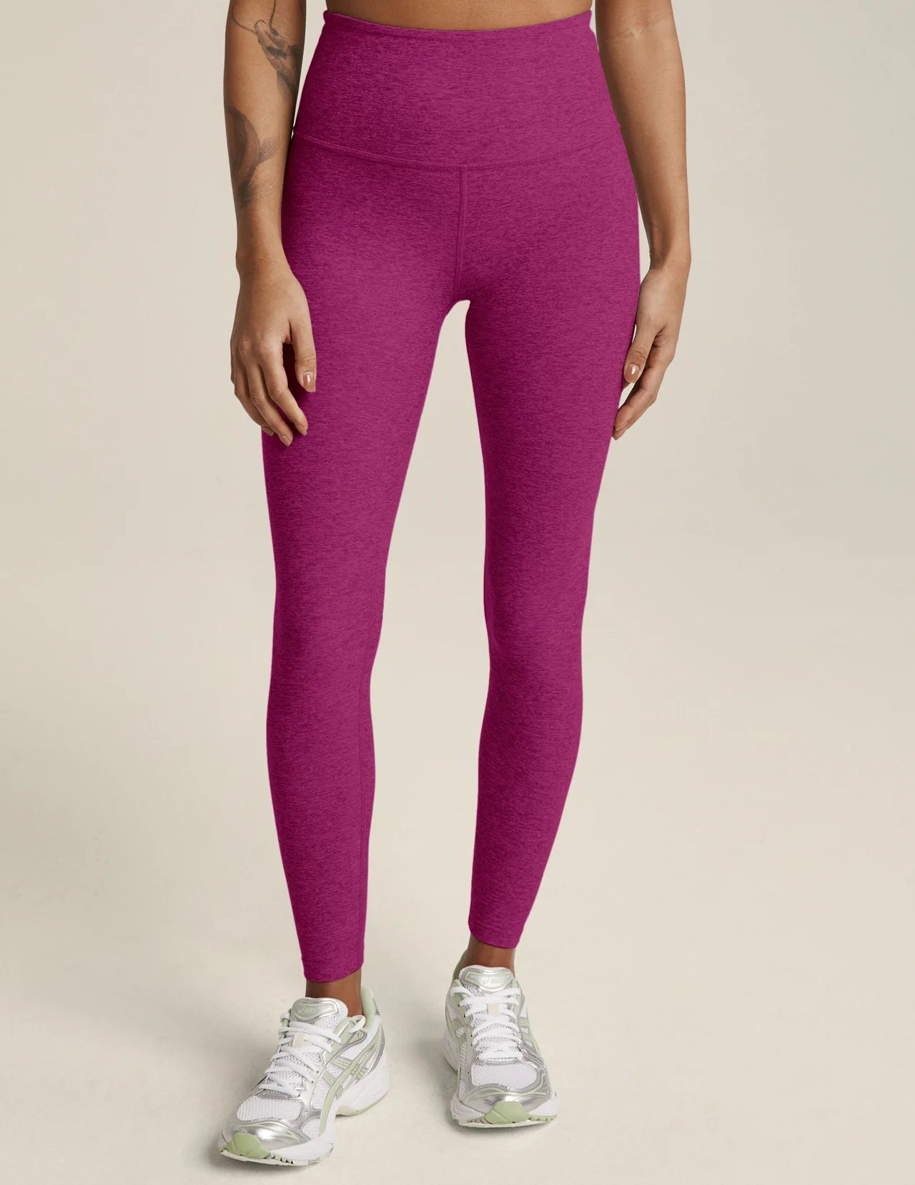 Midi HW Legging - Magenta