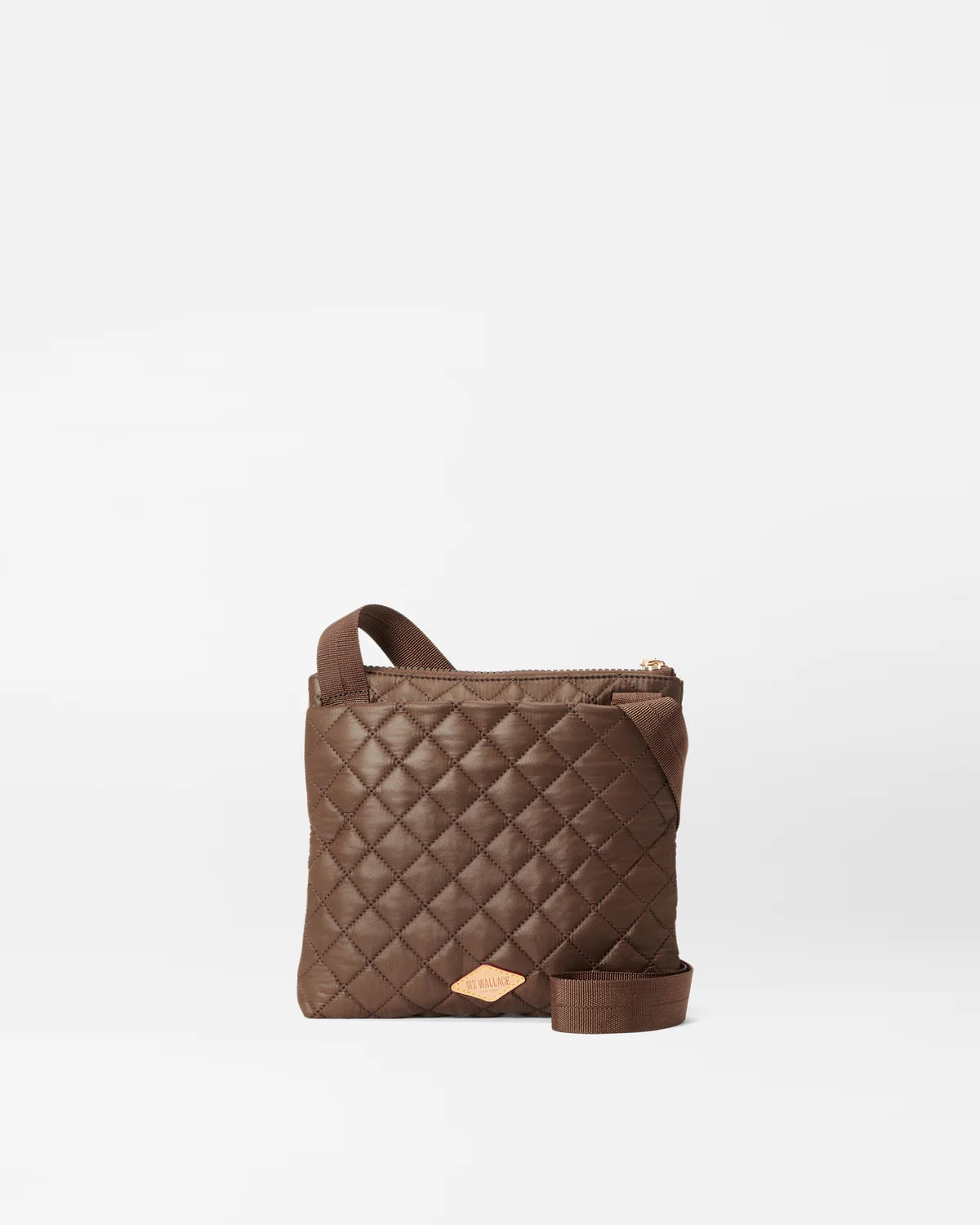 Metro Flat Crossbody - Walnut