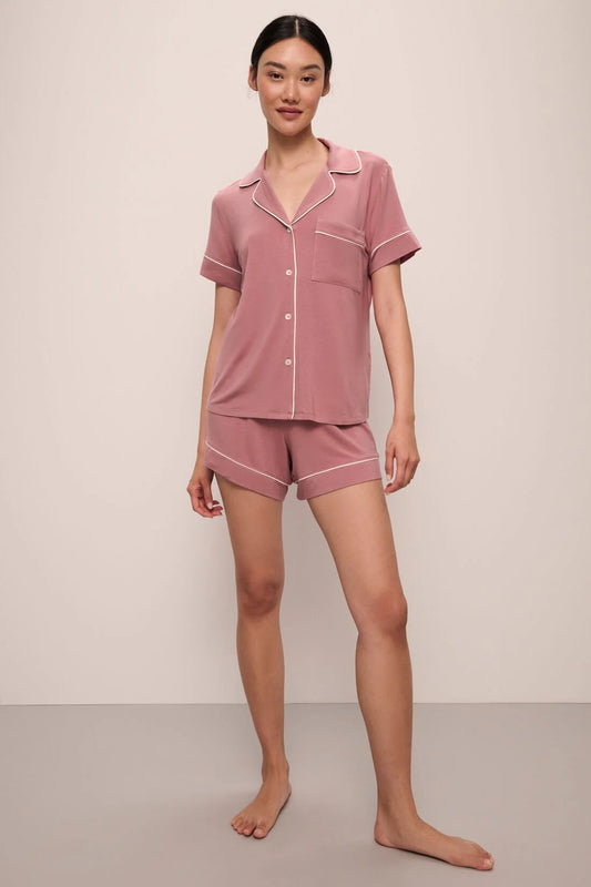 Gisele Relax Short PJ Set - Old Rose