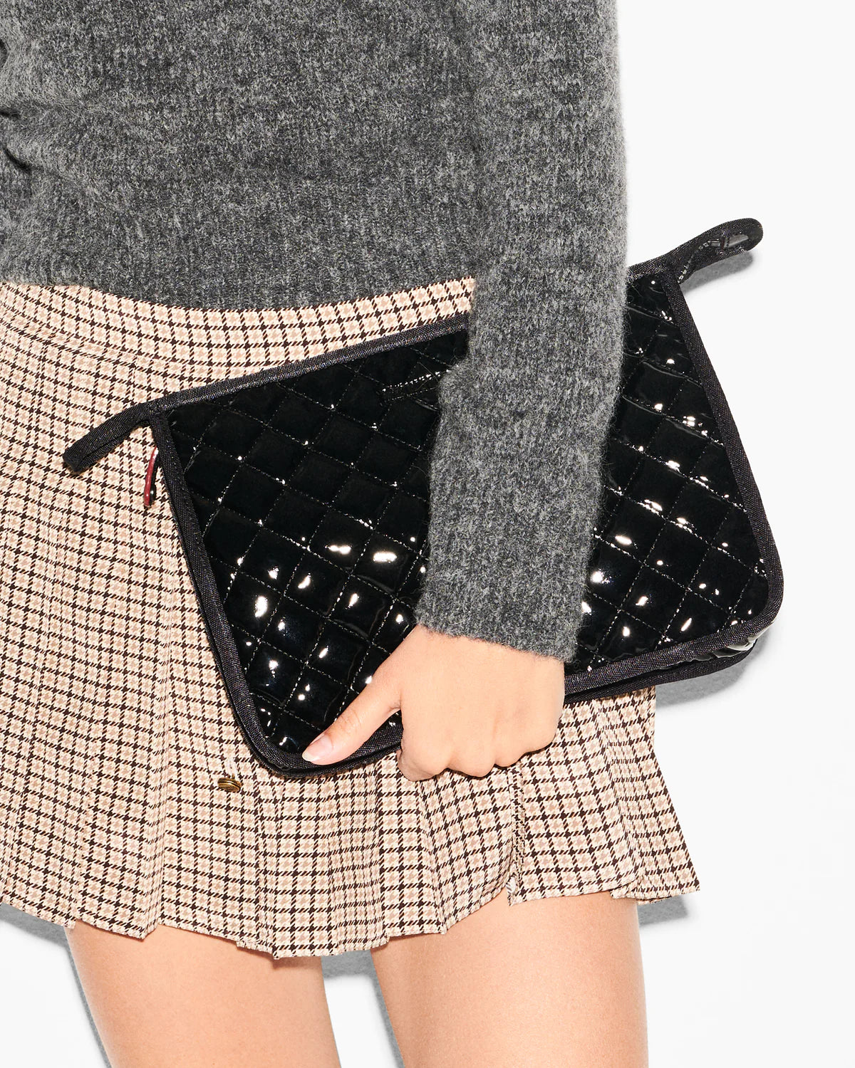 Metro Clutch - Black Lacquer