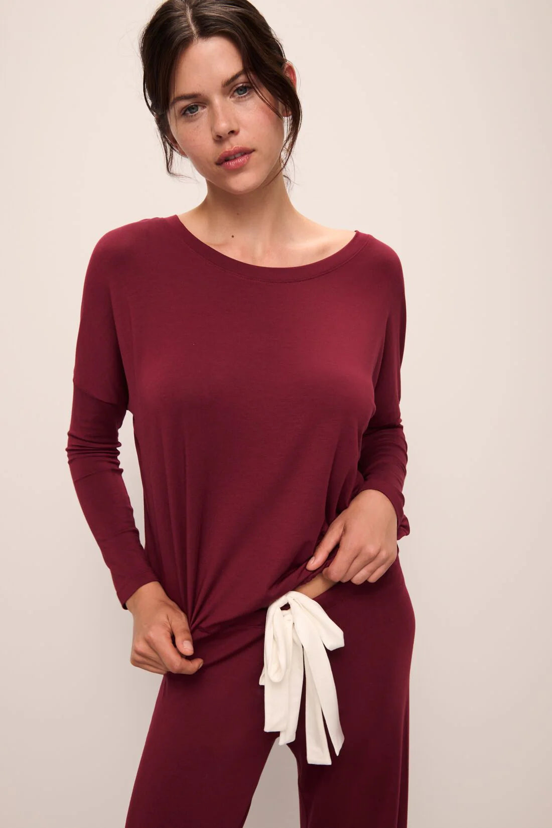 Gisele Slouchy Set - Cabernet