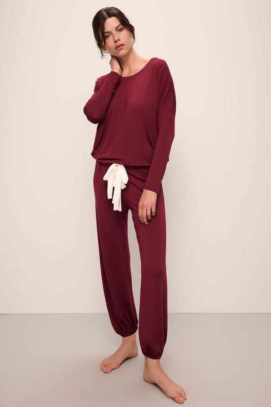 Gisele Slouchy Set - Cabernet